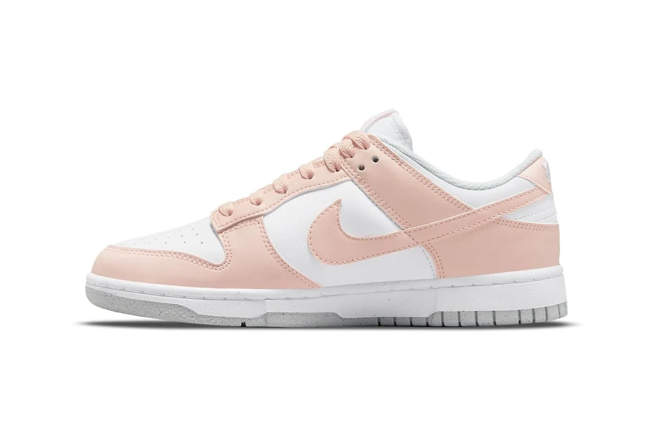 Cushion Sole Water   Repellent Nike Dunk Low White Pale Coral