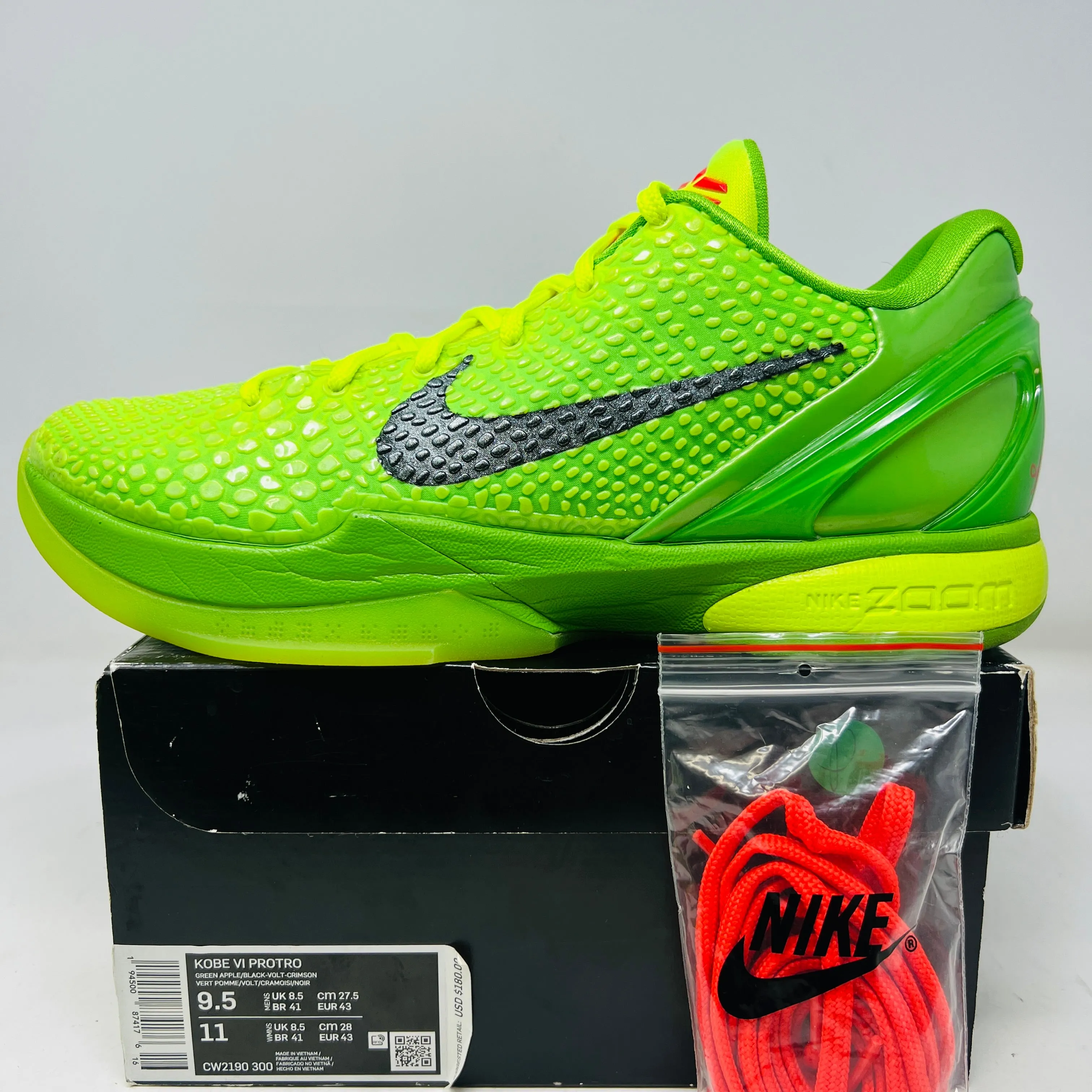 Motion Balance Nike Kobe 6 Protro Grinch
