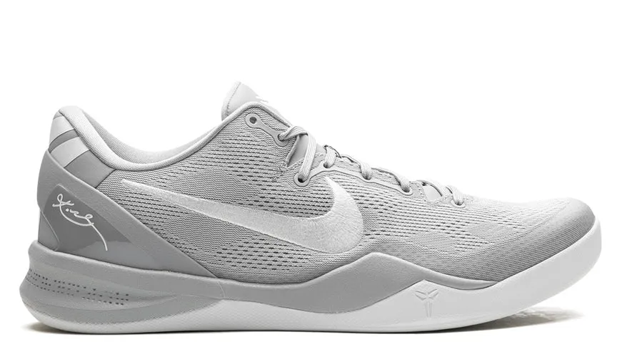 Anti   Microbial Nike Kobe 8 Protro Wolf Grey