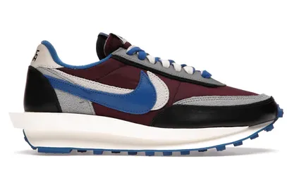 Vented Heel Panel Slip   On Style Nike LD Waffle sacai Undercover Night Maroon Team Royal