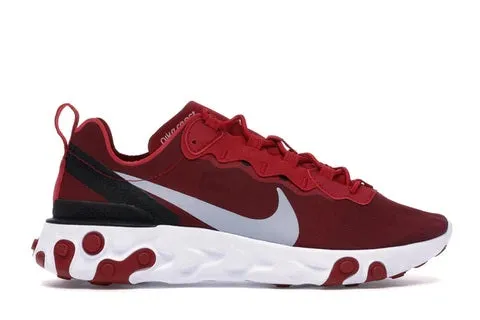 Nike React Element 55 Gym Red Cushioned Gear