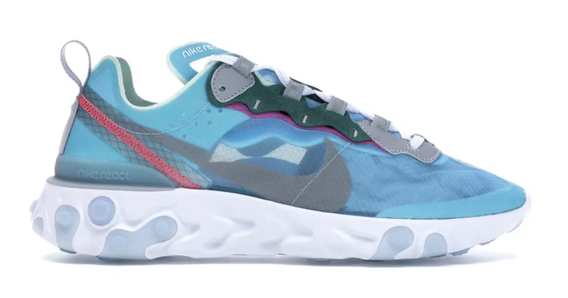 Tension Balanced Lacing Nike React Element 87 Royal Tint