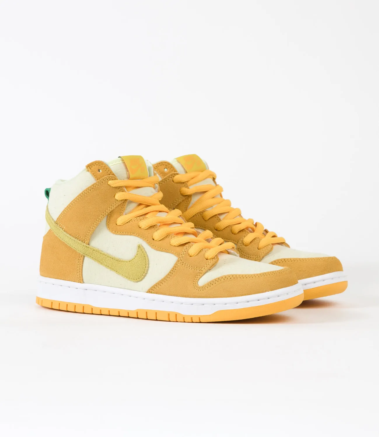 Nike SB Dunk High Pro University Gold/ Vivid Sulfur Comfortable
