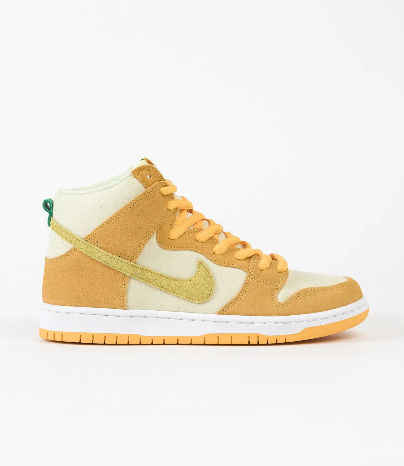 Nike SB Dunk High Pro University Gold/ Vivid Sulfur Comfortable