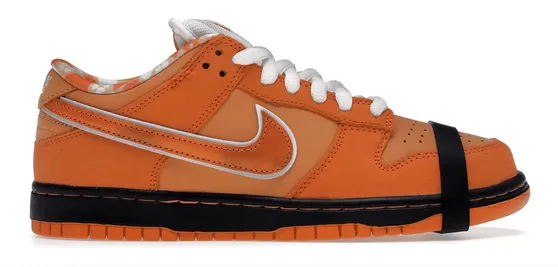 Gym ready Nike SB Dunk Low Concepts Orange Lobster