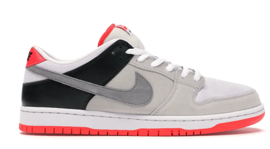 Nike SB Dunk Low Infrared Orange Label Casual Ease MeshFabric
