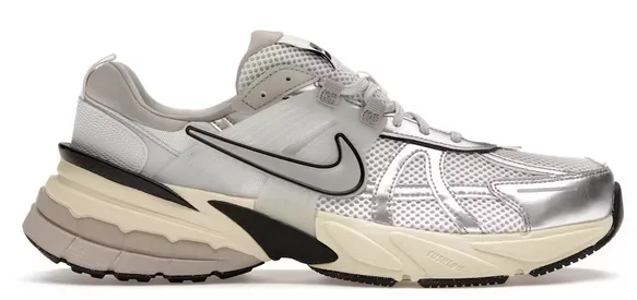 Padded collar Nike V2K Run Summit White Metallic Silver (Women's)