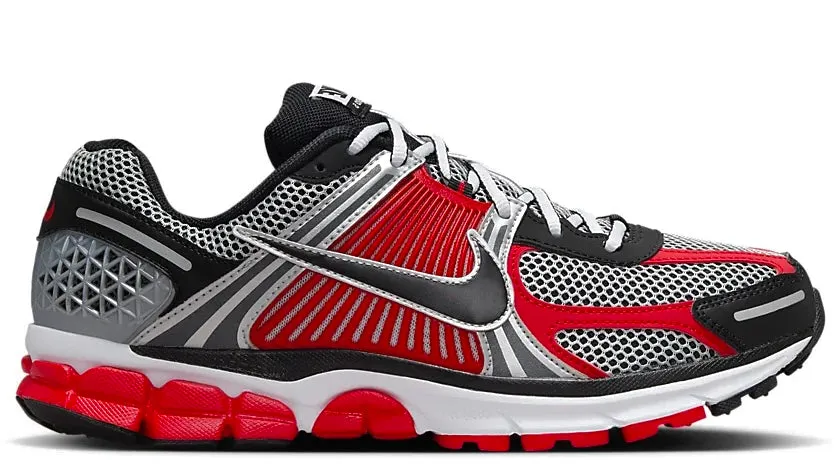 Anti blister Fashion Ready Nike Zoom Vomero 5 Metallic Silver University Red