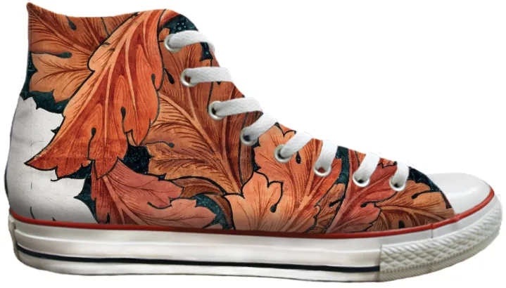 Baggins Original Hi Top Morris Acanthus Leaves Shady Step