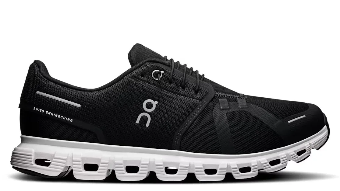 WideFit Impact Dispersion On Running Cloud 6 Black White (Womens)