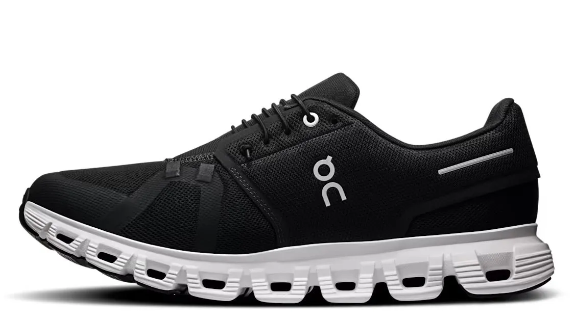 On Running Cloud 6 Black White (Womens) Odor Control Lining