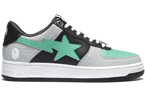 A Bathing Ape Bape Sta LowGrey Green Fit Anywhere Casual Comfort
