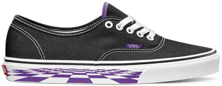 Vans Authentic Graphic Check Black/Multi Slip Free
