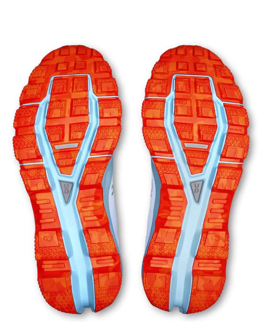 Ventilation Channel Tech Breathable Quarter Panels On Running Cloudventure 2 LOEWE Blue Red White
