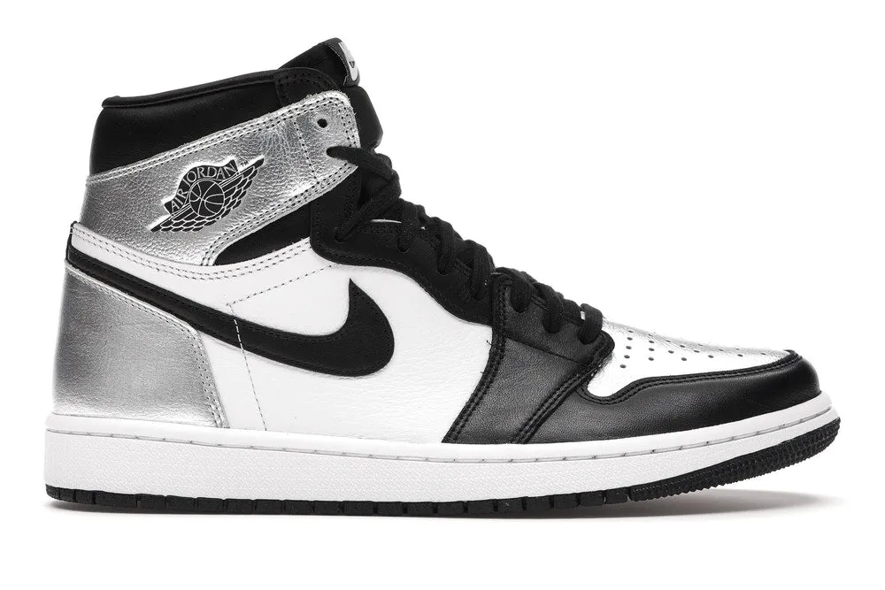 Foot Hugging Odor Control Insoles Jordan 1 Retro High Silver Toe (W)