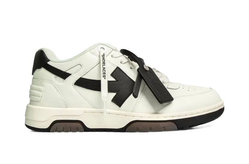 Recycled Material Build OFF-WHITE Out Of Office OOO Low Tops White Black