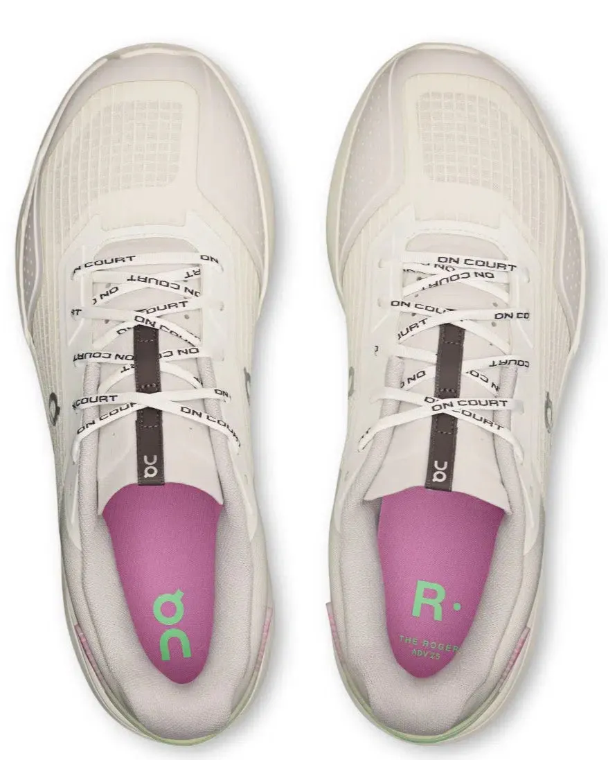 On Cloud The Roger Advantage Z5 White Ivory Zip   Up