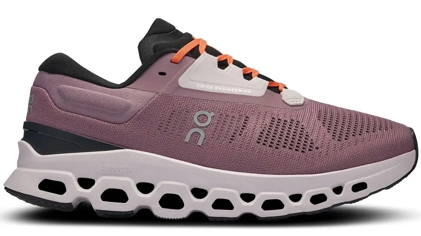 On CloudStratus 3 Quartz Lily (Womens) Cushioned Memory Foam Impact-absorbing