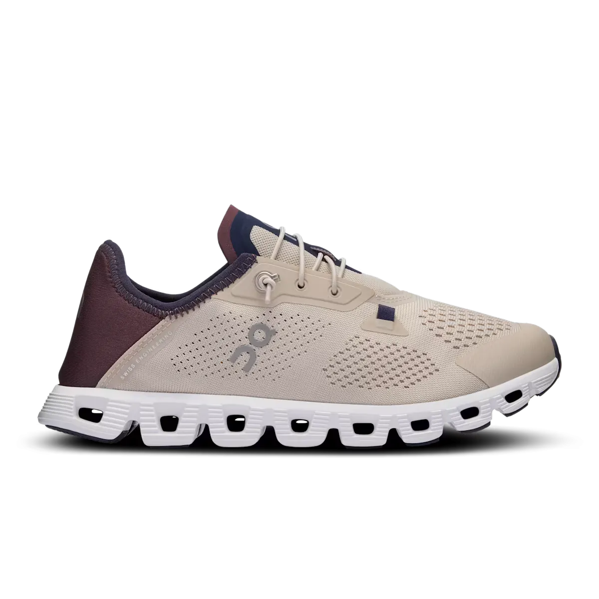 Hyper Elastic Foam Lightweight durability On Running Cloud 5 Coast Sand Mulberry (M)