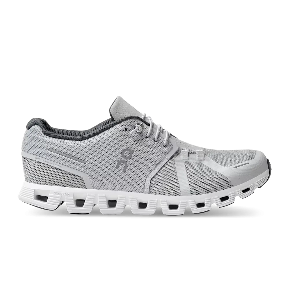 On Running Cloud 5 Glacier White LongLasting High Rebound Sole