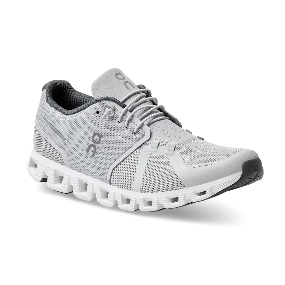 On Running Cloud 5 Glacier White long lasting durability Walk Tech
