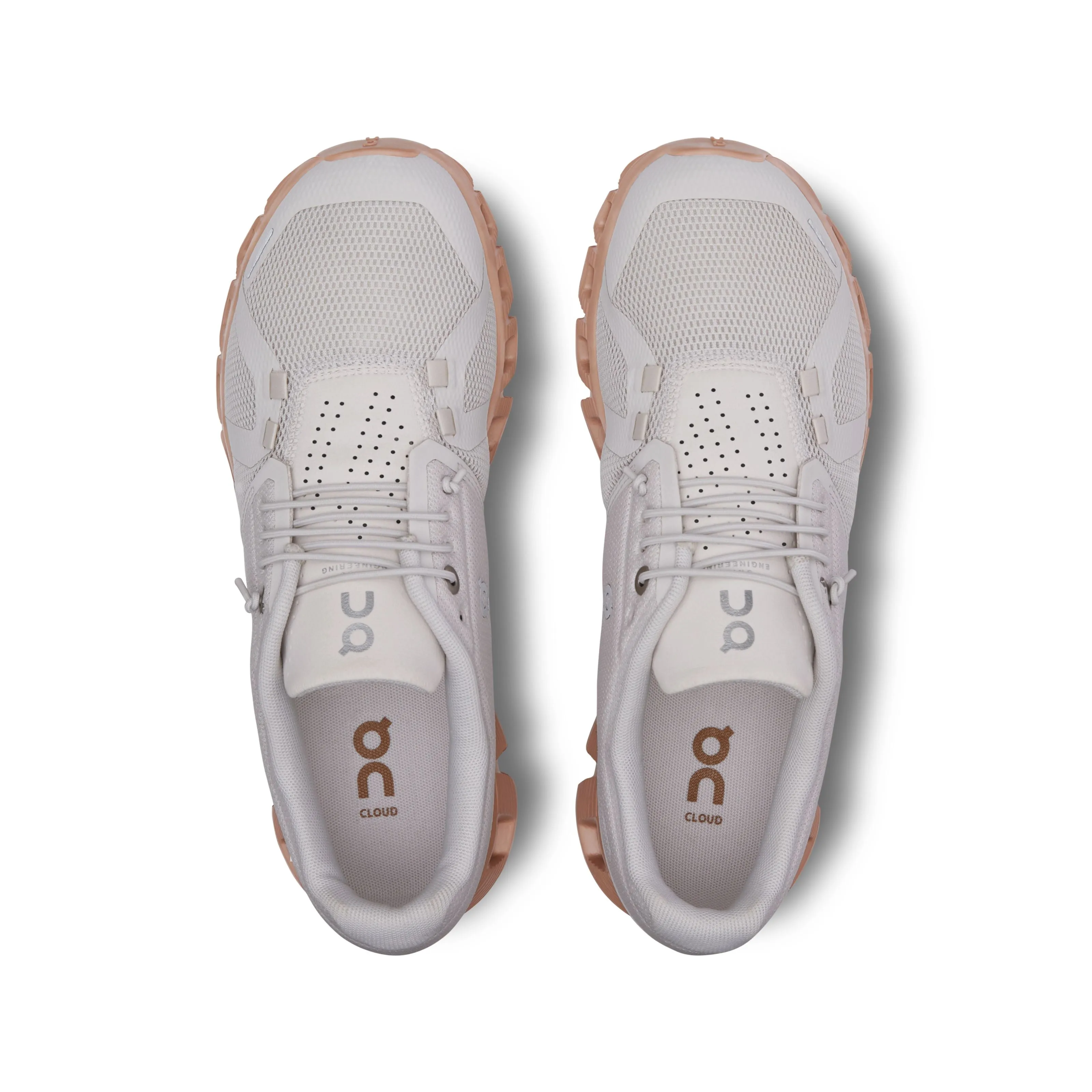 On Running Cloud 5 Sand Rosebrown (W) Hyperlock Technology Flexible Tread Pattern