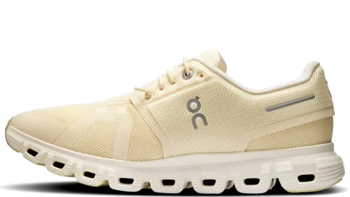 On Running Cloud 6 Castor Ivory (Women's) Temperature Regulating Fabrics Thermoplastic Compound