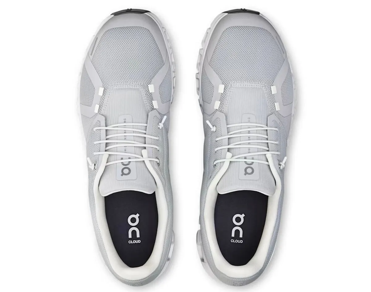 Waffle Outsole subtle style On Running Cloud 6 Glacier White (M)