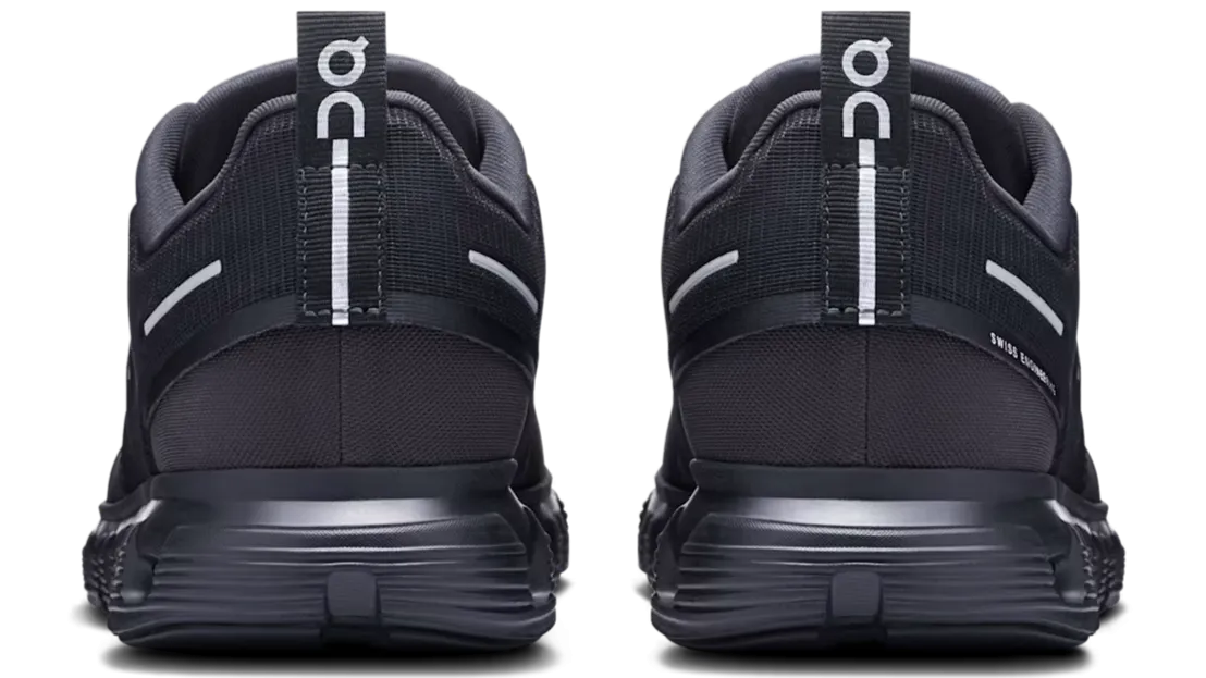 Comfortable Movement Pressure Relief Insoles On Running Cloud 6 Waterproof All Black