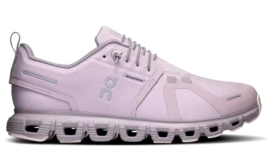 Comfort Padding System On Running Cloud 6 Waterproof Mauve Zinc (Womens)