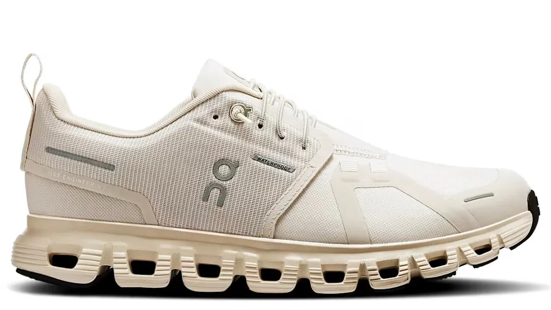 High Shine On Running Cloud 6 Waterproof Pearl Cream (Women's)