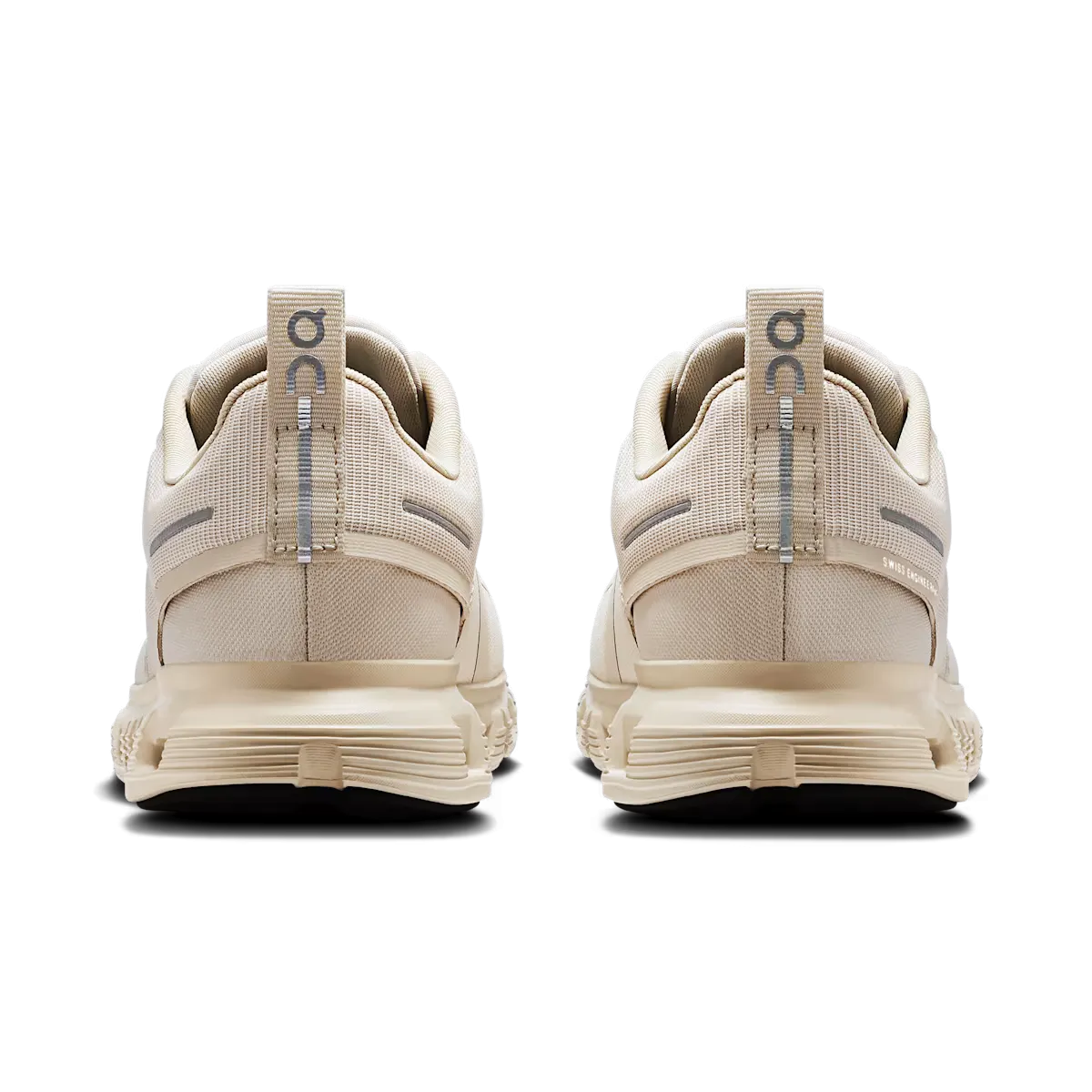 On Running Cloud 6 Waterproof Pearl Cream (Women's) Built-In Lining Contoured Footbed Design