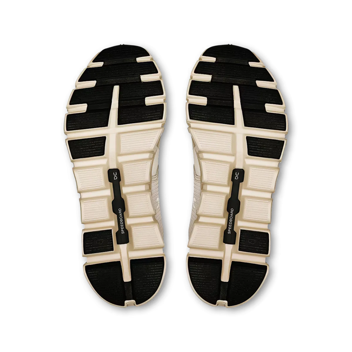 On Running Cloud 6 Waterproof Pearl Cream (Women's) Unibody Construction Vamp Reinforcement