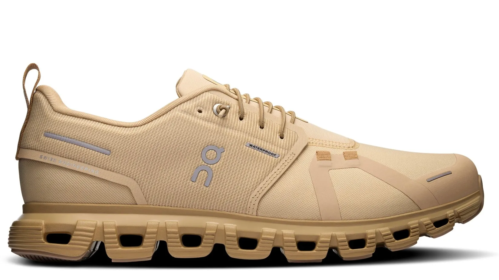 Secure lacing system Urban Sport On Running Cloud 6 Waterproof Sand Dune