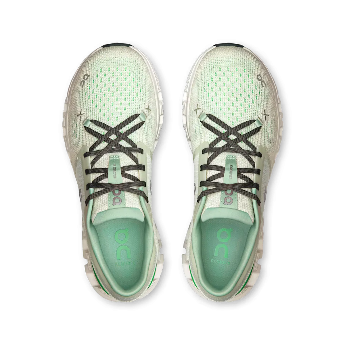 On Running Cloud X 4 Aloe Honeydew (Women's) Molded EVA Foam