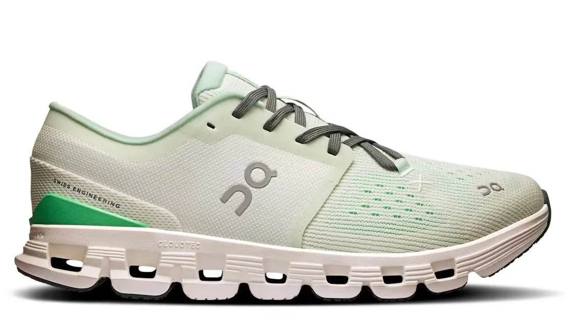 Comfy Support On Running Cloud X 4 Aloe Honeydew (Women's)