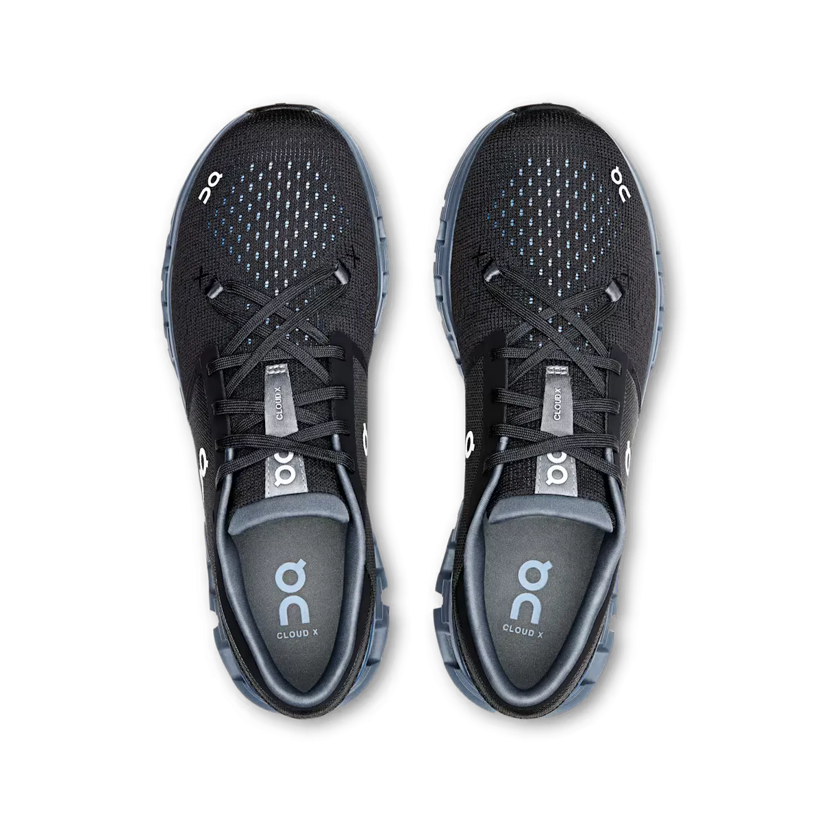Quick Pack Energy Flow On Running Cloud X 4 Black Chambray (Mens)