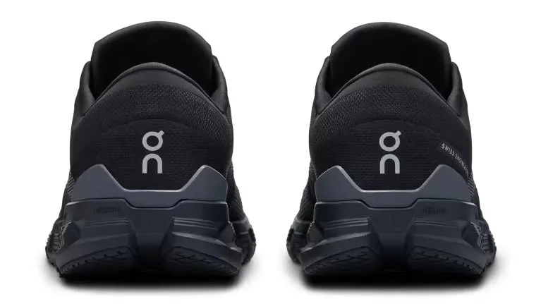 On Running Cloud X 4 Black Eclipse Perforated Upper Design Reinforced Eyestay Durability