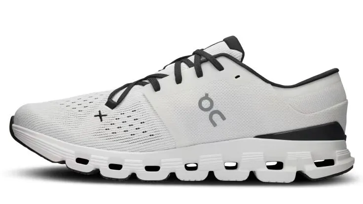 On Running Cloud X 4 Ivory Black Multi Directional Flex
