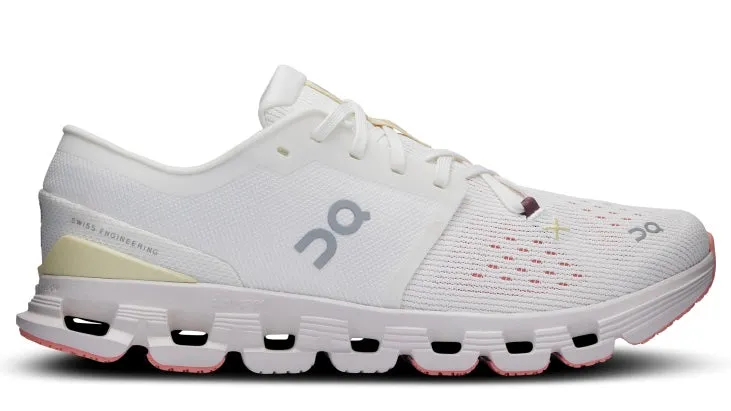 On Running Cloud X 4 Ivory Sand (Women's) Vegan Friendly Build Foot Stability