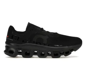 Aerodynamic Vents Torsional Stability On Running Cloudmonster All Black