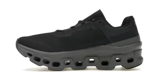 On Running Cloudmonster Black Magnet (Women's) Comfort Runner High Top Stability