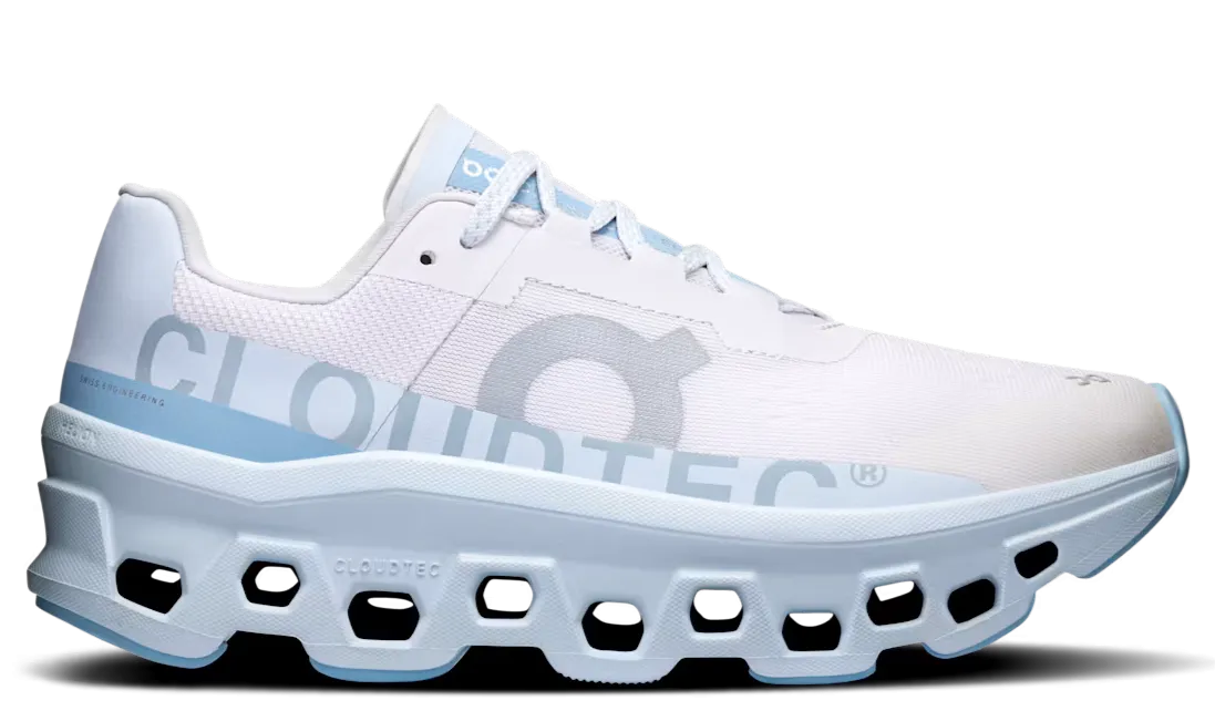 Molded Heel Counter Torsional Stability System On Running Cloudmonster Frost Wash (Women's)