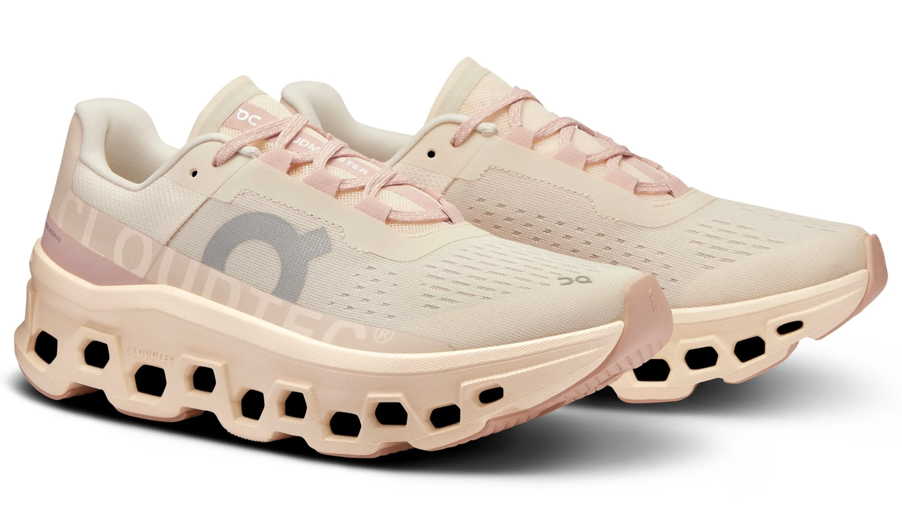 Shock Wear On Running Cloudmonster Moon Fawn (Women's)