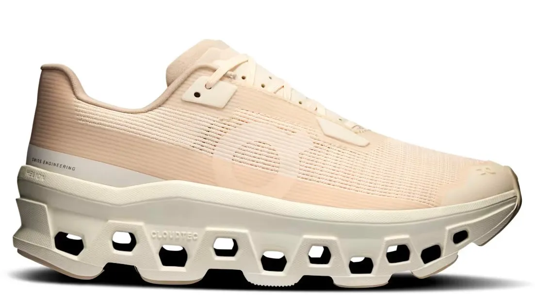 Stable base On Running Cloudmonster Void Dew Ivory (Women's)