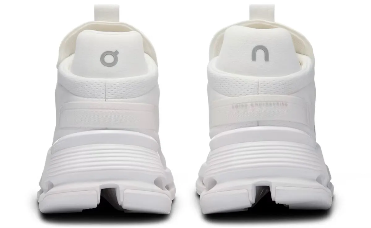 ON Running Cloudnova 2 All White (Women's) Mesh