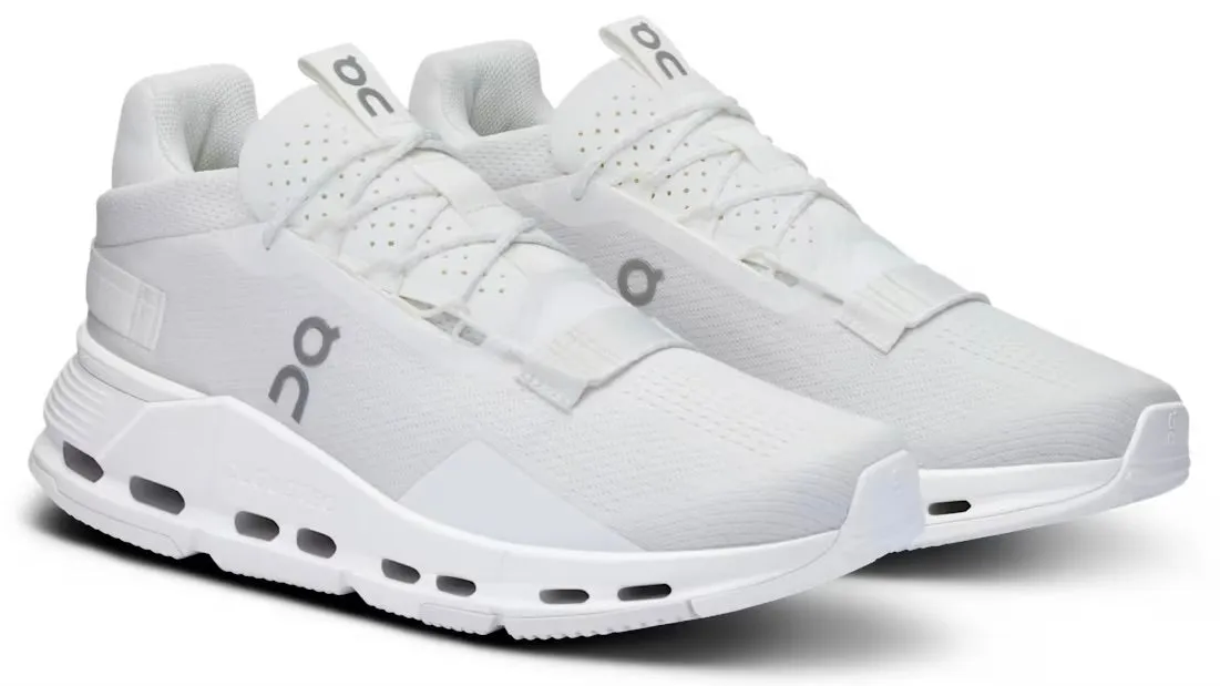 Versatile Footwear Minimalist Stitching ON Running Cloudnova 2 All White (Women's)