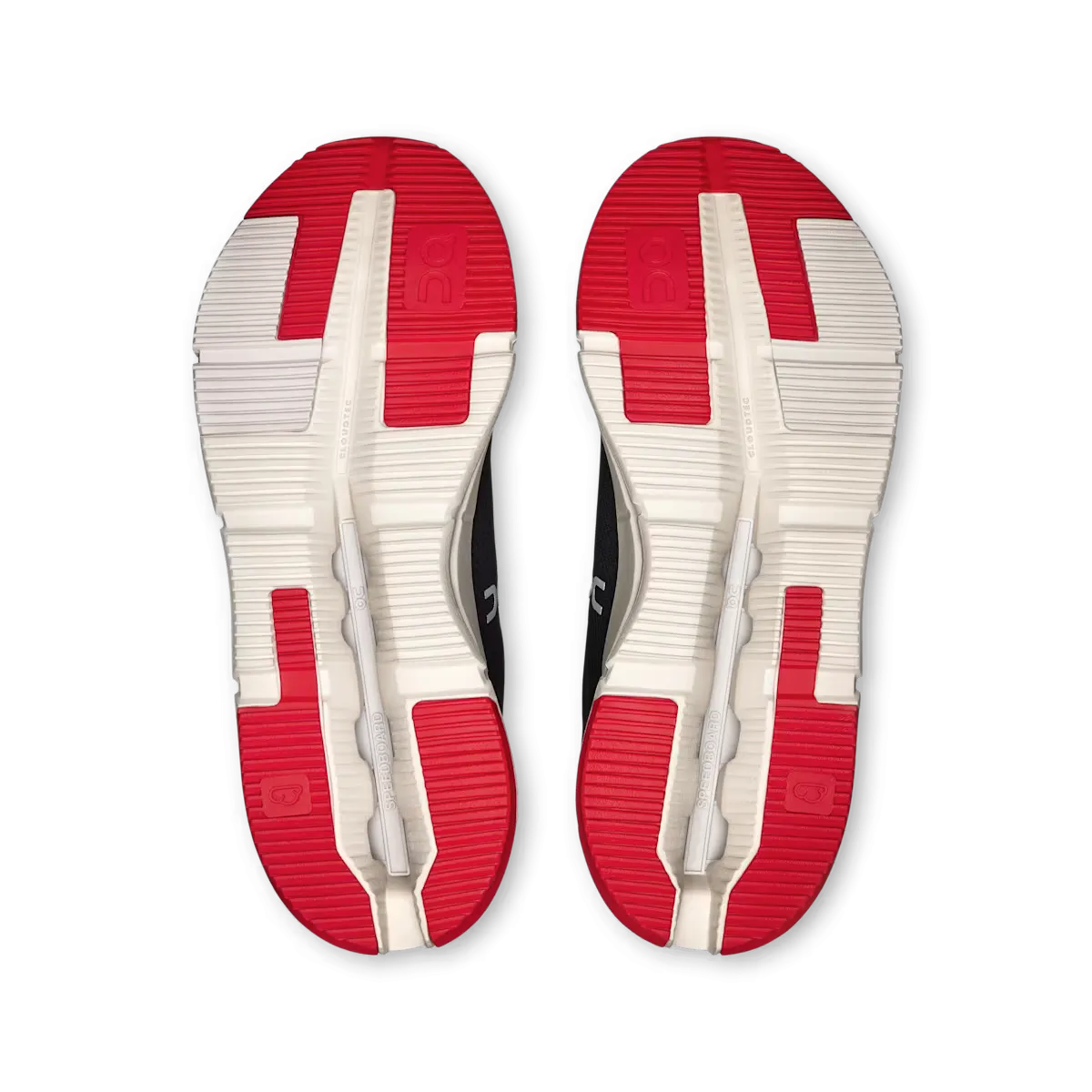 On Running Cloudnova 2 Black Red Flexible Sole Unit