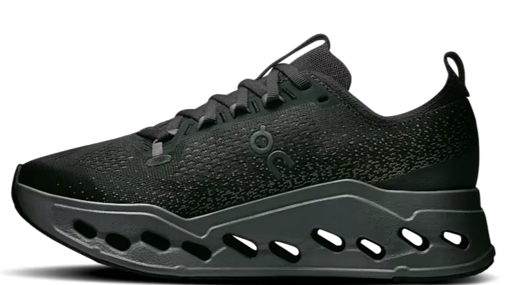 Speed Boost On Running Cloudsurfer Max Black Eclipse (Women's)