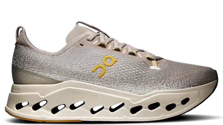 On Running Cloudsurfer Max Cinder Pelican Foot Tech Secure Lace System